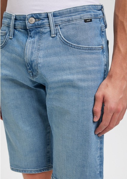 Tim Street Açık Mavi Jean Şort 0428487142