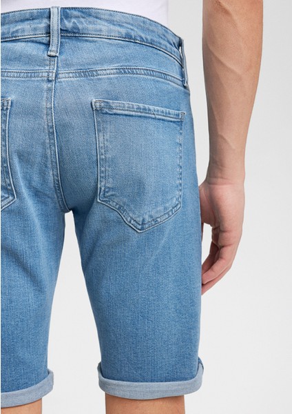 Tim Street Açık Mavi Jean Şort 0428487142