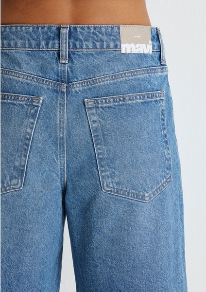 Melina Real Blue Indigo Mavisi Jean Şort 1410144-87086