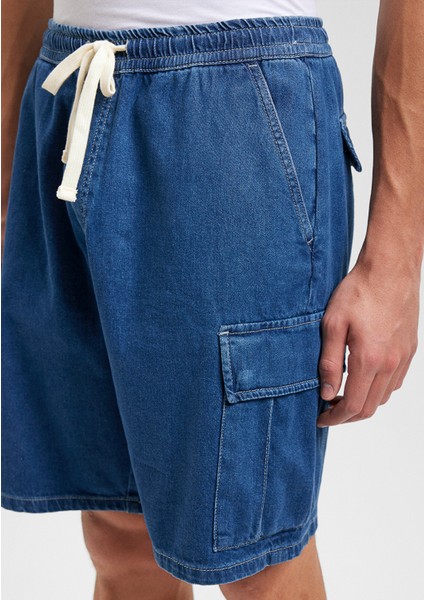 Bremen MV91 Street Koyu İndigo Jean Şort 0410680-87149