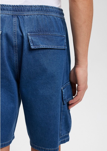 Bremen MV91 Street Koyu İndigo Jean Şort 0410680-87149