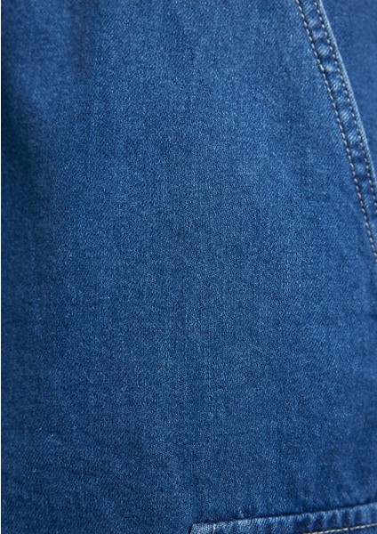 Bremen MV91 Street Koyu İndigo Jean Şort 0410680-87149