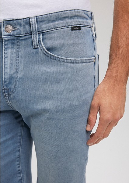 Brian Sporty Puslu Açık Mavi Jean Şort 0418487659