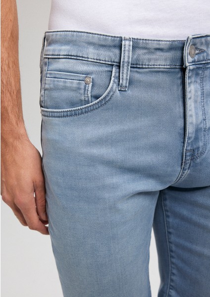 Brian Sporty Puslu Açık Mavi Jean Şort 0418487659