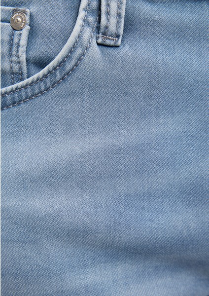 Brian Sporty Puslu Açık Mavi Jean Şort 0418487659