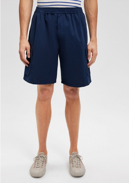 Lacivert Kargo Şort 0410196-70497