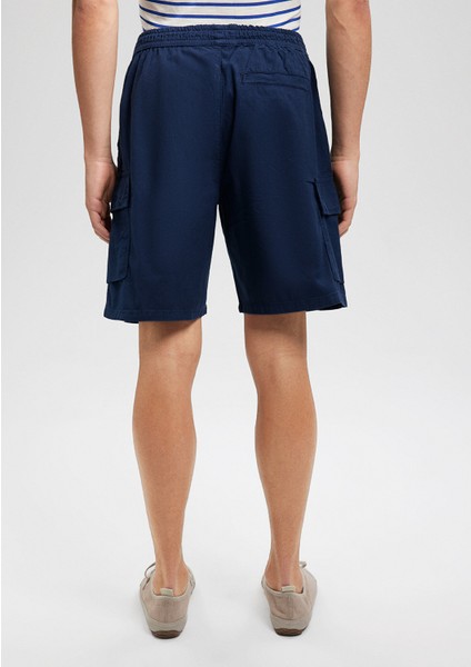 Lacivert Kargo Şort 0410196-70497