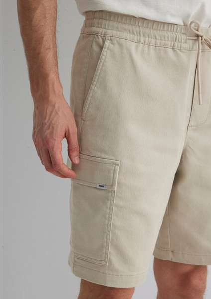 Bej Kargo Şort 0410107-70039