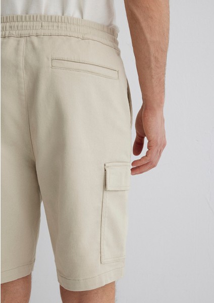 Bej Kargo Şort 0410107-70039