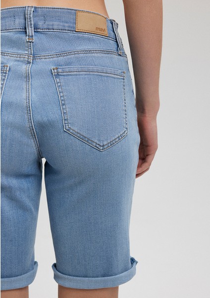 Alexis Casual Açık Mavi Jean Şort 1441587067