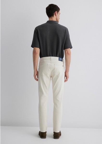 Milan Classic Denim Ekru Jean Pantolon 0081087654