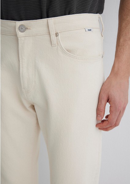 Milan Classic Denim Ekru Jean Pantolon 0081087654