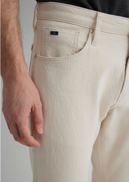 Milan Classic Denim Ekru Jean Pantolon 0081087654