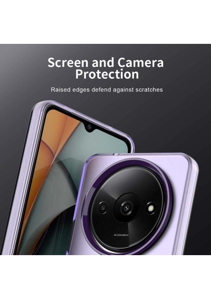Xiaomi Redmi A3,için Eabhulie Kılıf, Manyetik Yarı Saydam Mat Arka Kapak, Darbeye Dayanıklı Kılıf (Yurt Dışından) fiyatları