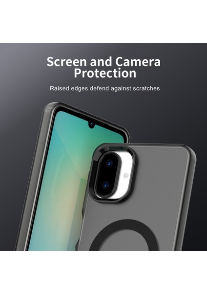 Samsung Galaxy A07 4g,için Eabhulie Kılıf, Manyetik Yarı Saydam Mat Arka Kapak, Darbeye Dayanıklı Kılıf (Yurt Dışından) fiyatları