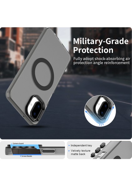 Samsung Galaxy A07 4g,için Eabhulie Kılıf, Manyetik Yarı Saydam Mat Arka Kapak, Darbeye Dayanıklı Kılıf (Yurt Dışından) fırsatları