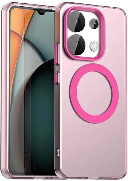 Xiaomi Redmi Note 13 4g,için Eabhulie Kılıf, Manyetik Yarı Saydam Mat Arka Kapak, Darbeye Dayanıklı Kılıf (Yurt Dışından)