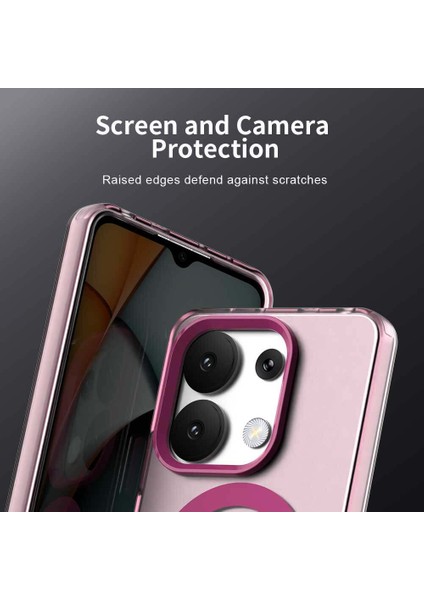 Xiaomi Redmi Note 13 4g,için Eabhulie Kılıf, Manyetik Yarı Saydam Mat Arka Kapak, Darbeye Dayanıklı Kılıf (Yurt Dışından) fiyatları