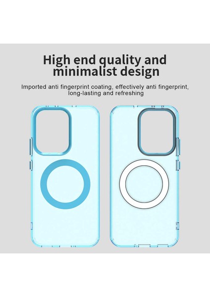 Oppo RENO13 Pro,için Eabhulie Kılıf, Manyetik Yarı Saydam Mat Arka Kapak, Darbeye Dayanıklı Kılıf (Yurt Dışından) indirimleri