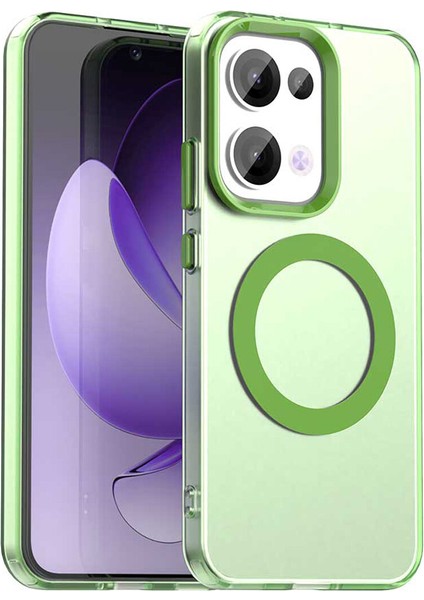 Oppo RENO13,IÇIN Eabhulie Kılıf, Manyetik Yarı Saydam Mat Arka Kapak, Darbeye Dayanıklı Kılıf (Yurt Dışından)