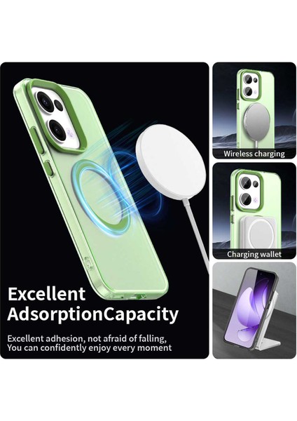 Oppo RENO13,IÇIN Eabhulie Kılıf, Manyetik Yarı Saydam Mat Arka Kapak, Darbeye Dayanıklı Kılıf (Yurt Dışından) modelleri