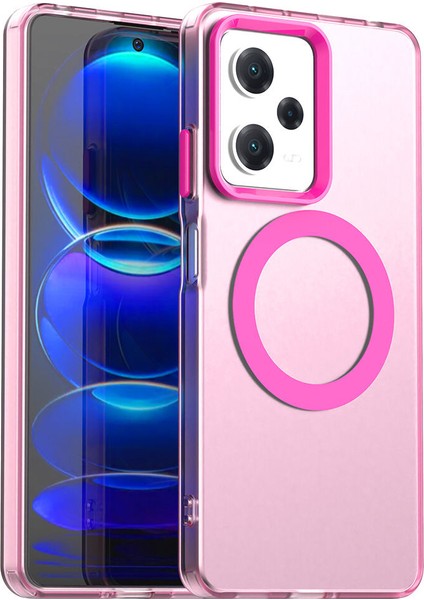 Xiaomi Redmi Note 12 5g,için Eabhulie Kılıf, Manyetik Yarı Saydam Mat Arka Kapak, Darbeye Dayanıklı Kılıf (Yurt Dışından)