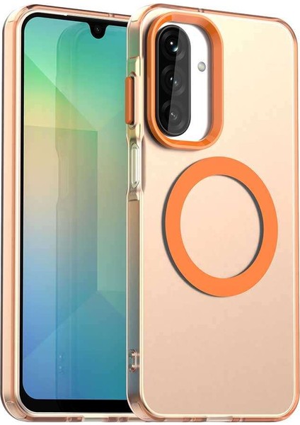 Samsung Galaxy A17,IÇIN Eabhulie Kılıf, Manyetik Yarı Saydam Mat Arka Kapak, Darbeye Dayanıklı Kılıf (Yurt Dışından)