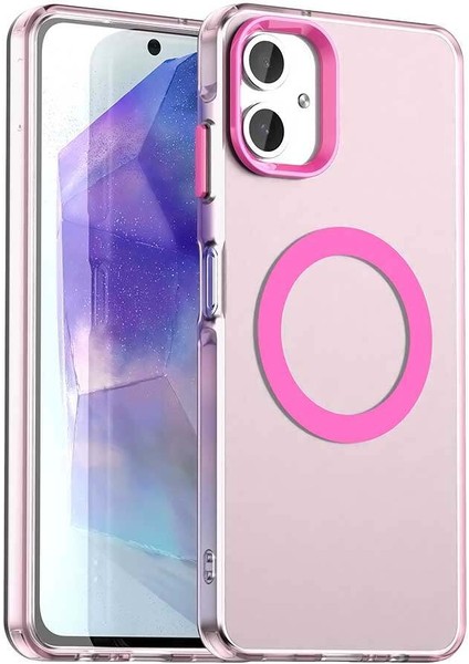 Samsung Galaxy A06,IÇIN Eabhulie Kılıf, Manyetik Yarı Saydam Mat Arka Kapak, Darbeye Dayanıklı Kılıf (Yurt Dışından)