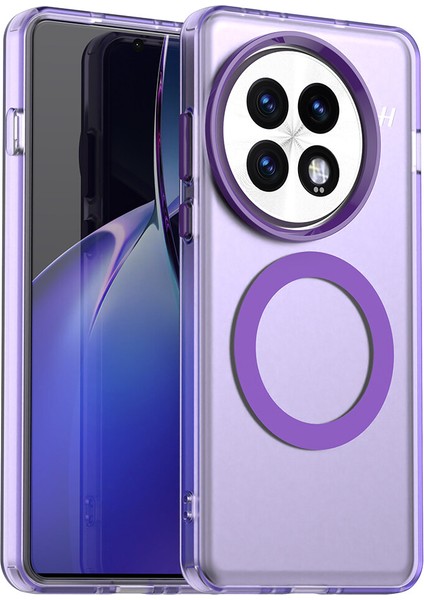 Oneplus 13,için Eabhulie Kılıf, Manyetik Yarı Saydam Mat Arka Kapak, Darbeye Dayanıklı Kılıf (Yurt Dışından)