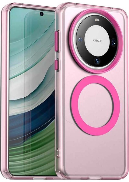 Huawei Mate 60,için Eabhulie Kılıf, Manyetik Yarı Saydam Mat Arka Kapak, Darbeye Dayanıklı Kılıf (Yurt Dışından)