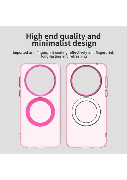 Huawei Mate 60,için Eabhulie Kılıf, Manyetik Yarı Saydam Mat Arka Kapak, Darbeye Dayanıklı Kılıf (Yurt Dışından) indirimleri