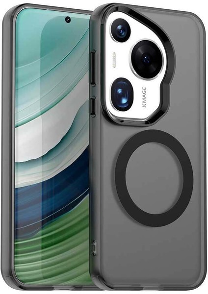 Huawei Pura 70 Ultra,için Eabhulie Kılıf, Manyetik Yarı Saydam Mat Arka Kapak, Darbeye Dayanıklı Kılıf (Yurt Dışından)