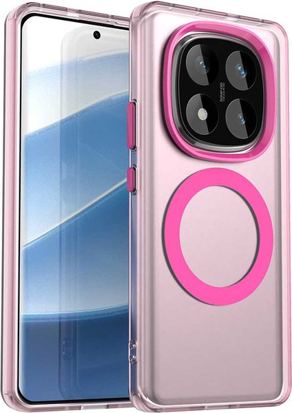 Xiaomi Redmi Note 14 Pro 4g,için Eabhulie Kılıf, Manyetik Yarı Saydam Mat Arka Kapak, Darbeye Dayanıklı Kılıf (Yurt Dışından)