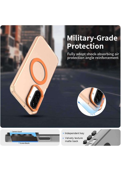 Samsung Galaxy A17,IÇIN Eabhulie Kılıf, Manyetik Yarı Saydam Mat Arka Kapak, Darbeye Dayanıklı Kılıf (Yurt Dışından) fırsatları