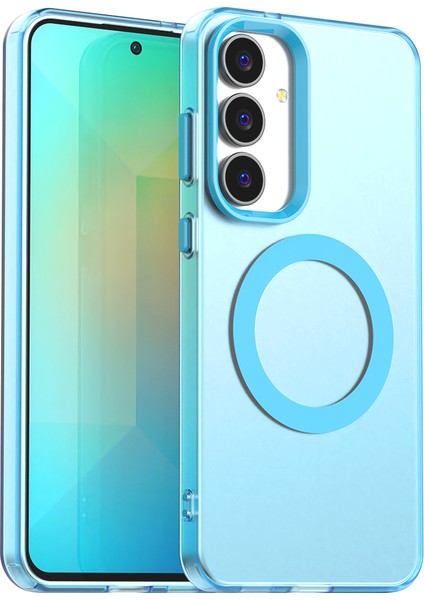 Samsung Galaxy S25 Fe,için Eabhulie Kılıf, Manyetik Yarı Saydam Mat Arka Kapak, Darbeye Dayanıklı Kılıf (Yurt Dışından)