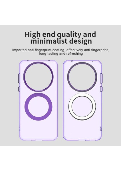 Huawei Mate 60,için Eabhulie Kılıf, Manyetik Yarı Saydam Mat Arka Kapak, Darbeye Dayanıklı Kılıf (Yurt Dışından) indirimleri