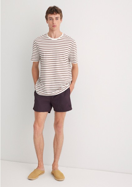 Mavi Pro Mor Kısa Deniz Şortu 0911510-70422