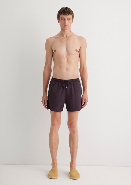 Mavi Pro Mor Kısa Deniz Şortu 0911510-70422