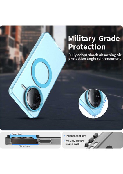 Xiaomi Redmi K80,IÇIN Eabhulie Kılıf, Manyetik Yarı Saydam Mat Arka Kapak, Darbeye Dayanıklı Kılıf (Yurt Dışından) fırsatları