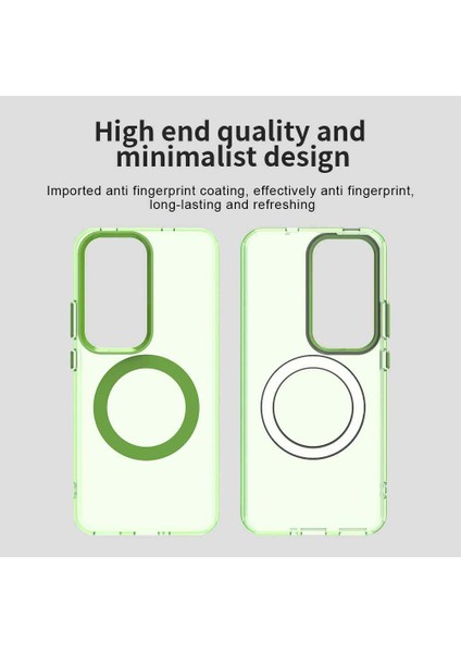 Oppo RENO12 Pro,için Eabhulie Kılıf, Manyetik Yarı Saydam Mat Arka Kapak, Darbeye Dayanıklı Kılıf (Yurt Dışından) indirimleri