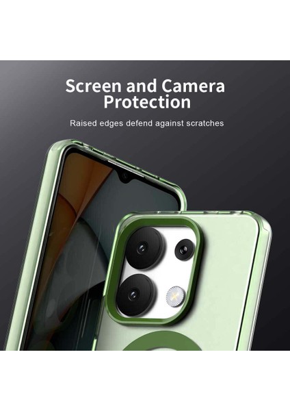 Xiaomi Redmi Note 13 4g,için Eabhulie Kılıf, Manyetik Yarı Saydam Mat Arka Kapak, Darbeye Dayanıklı Kılıf (Yurt Dışından) fiyatları