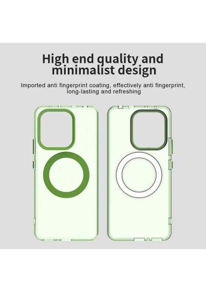 Xiaomi Redmi Note 13 4g,için Eabhulie Kılıf, Manyetik Yarı Saydam Mat Arka Kapak, Darbeye Dayanıklı Kılıf (Yurt Dışından) indirimleri