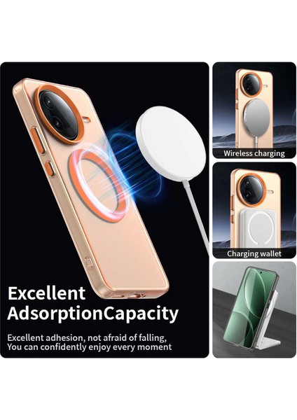 Xiaomi Redmi K80,IÇIN Eabhulie Kılıf, Manyetik Yarı Saydam Mat Arka Kapak, Darbeye Dayanıklı Kılıf (Yurt Dışından) modelleri