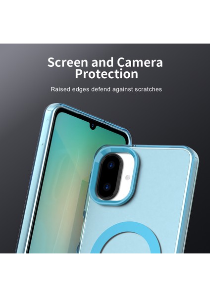 Samsung Galaxy A07 4g,için Eabhulie Kılıf, Manyetik Yarı Saydam Mat Arka Kapak, Darbeye Dayanıklı Kılıf (Yurt Dışından) fiyatları