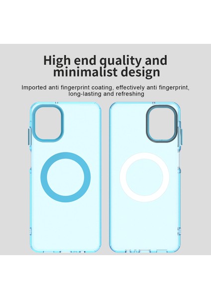 Samsung Galaxy A07 4g,için Eabhulie Kılıf, Manyetik Yarı Saydam Mat Arka Kapak, Darbeye Dayanıklı Kılıf (Yurt Dışından) indirimleri