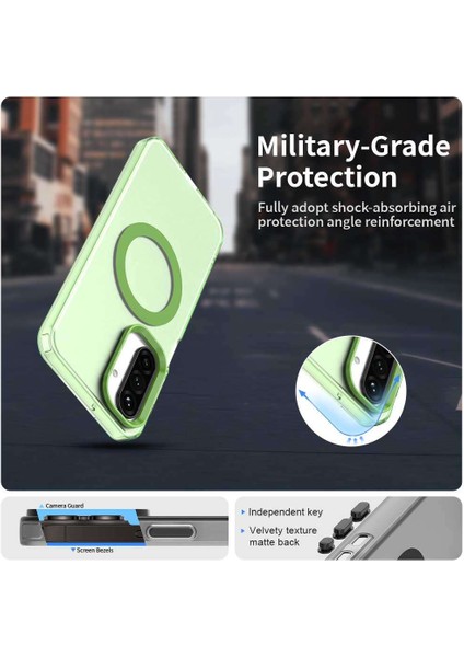 Samsung Galaxy A17,IÇIN Eabhulie Kılıf, Manyetik Yarı Saydam Mat Arka Kapak, Darbeye Dayanıklı Kılıf (Yurt Dışından) fırsatları