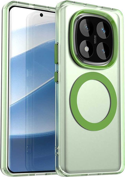 Xiaomi Redmi Note 14 Pro 4g,için Eabhulie Kılıf, Manyetik Yarı Saydam Mat Arka Kapak, Darbeye Dayanıklı Kılıf (Yurt Dışından)