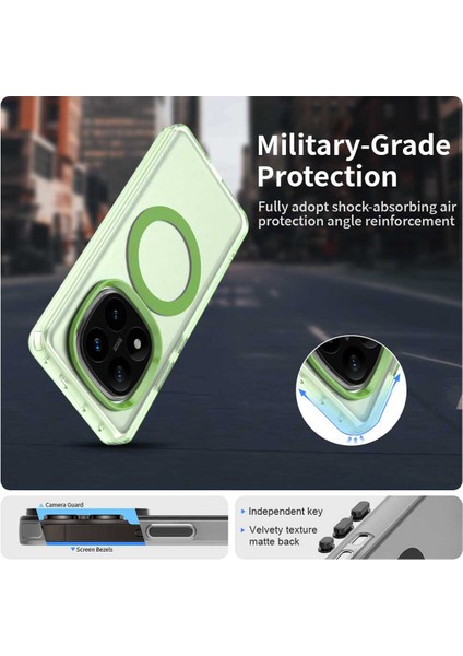 Xiaomi Redmi Note 14 Pro 4g,için Eabhulie Kılıf, Manyetik Yarı Saydam Mat Arka Kapak, Darbeye Dayanıklı Kılıf (Yurt Dışından) fırsatları