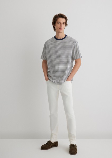 Jake Mavi Black Beyaz Jean Pantolon 0042288003