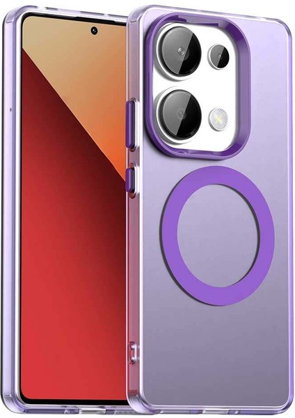 Xiaomi Poco M6 Pro 4g,için Eabhulie Kılıf, Manyetik Yarı Saydam Mat Arka Kapak, Darbeye Dayanıklı Kılıf (Yurt Dışından)
